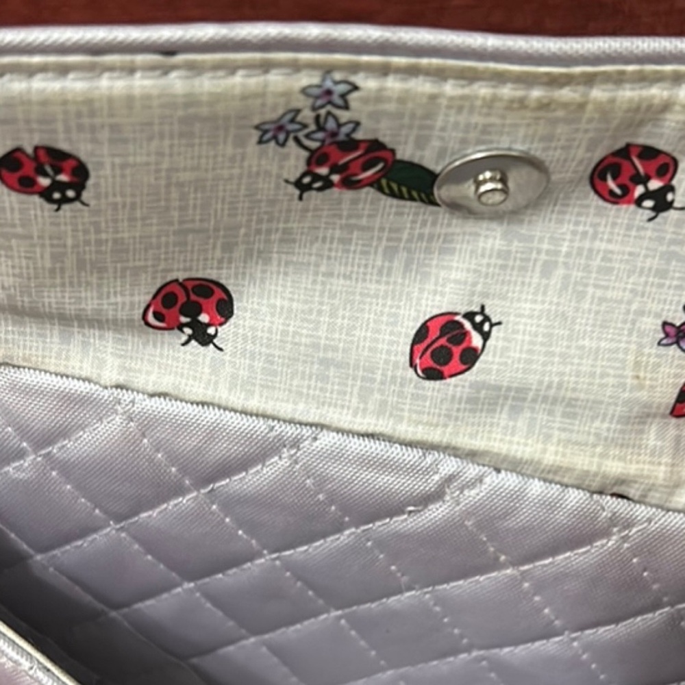 Vera Bradley Quilted Silvery Lavender Shoulder Bag NWOT - Picture 5 of 6